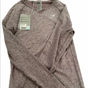 Gymshark vital seamless long sleeve in purple marl